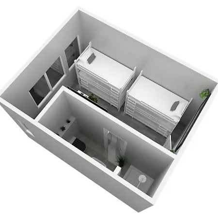 Zentrum - Komplettes Zimmer, Hochbett, Android Tv&eigenem Bad - Perfekt Für Familien&gruppen Hotel *