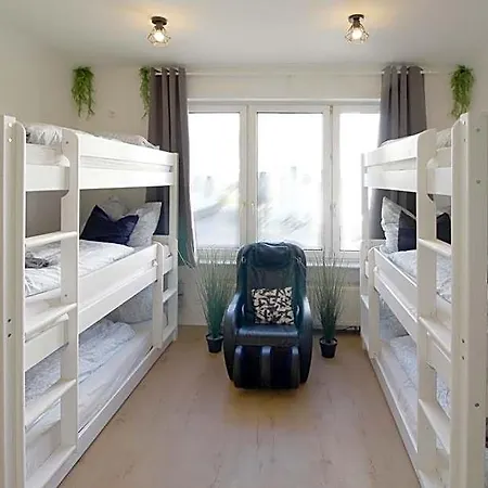 מלון Zentrum - Komplettes Zimmer, Hochbett, Android Tv & Eigenem Bad - Perfekt Fuer Familien & Gruppen אולם